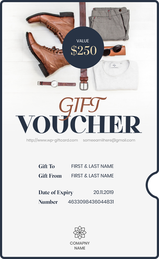 Giftcard modern 8